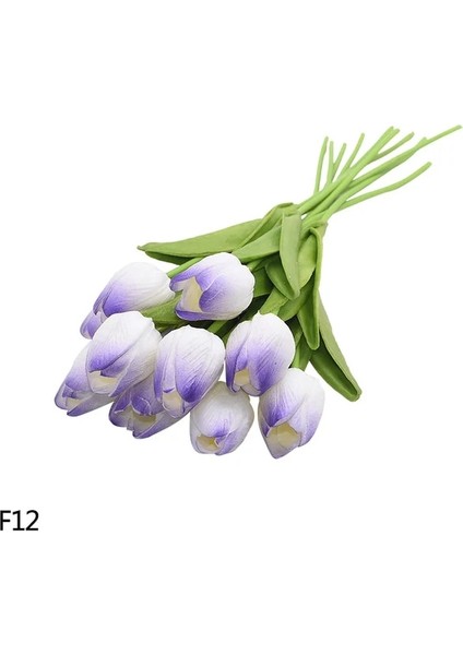 F12 5 Adet 5/10 Adet Lale Yapay Çiçek Gerçek Dokunmatik Yapay Buket Sahte Çiçek Düğün Parti Dekor Malzemeleri Için Ev Bahçe Süsleri (Yurt Dışından) fiyatları