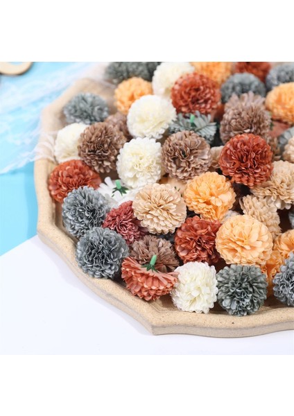 Kahverengi 20 Adet 10/20 Adet 4cm Ortanca Yapay Çiçekler Kafa Düğün Parti Ev Dekorasyon Için Noel Yeni Yıl Hediye Aksesuarları Ipek Çiçek (Yurt Dışından) fiyatları