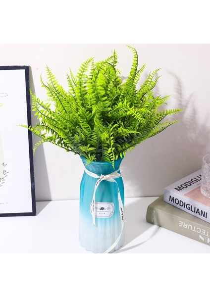 Stil 1 Yapay Bitkiler Okaliptüs Çim Plastik Eğrelti Otları Yeşil Yapraklar Sahte Çiçek Bitki Düğün Ev Dekorasyon Masa Dekorları (Yurt Dışından) modelleri