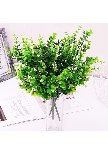 Stil 1 Yapay Bitkiler Okaliptüs Çim Plastik Eğrelti Otları Yeşil Yapraklar Sahte Çiçek Bitki Düğün Ev Dekorasyon Masa Dekorları (Yurt Dışından) indirimleri