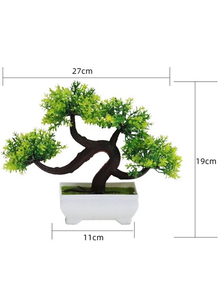 T11 Yapay Bitkiler Bonsai Küçük Ağaç Saksı Sahte Bitki Çiçekler Saksı Süsler Ev Odası Masa Dekorasyon Otel Bahçe Dekor Için (Yurt Dışından) indirimleri