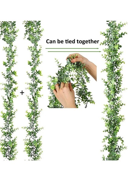 Yeşil 3 Adet 180 cm Yapay Okaliptüs Garland Rattan Çelenkler Için Dıy Düğün Süslemeleri Kemer Duvar Zemin Yeşil Asılı Asma Sahte Bitkiler (Yurt Dışından) fırsatları
