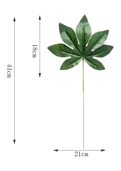 Ba Jiao Ye Yapay Monstera Bitkiler Plastik Tropikal Palmiye Ağacı Yaprakları Ev Bahçe Dekorasyon Aksesuarları Fotoğrafçılık Dekoratif Yapraklar (Yurt Dışından)