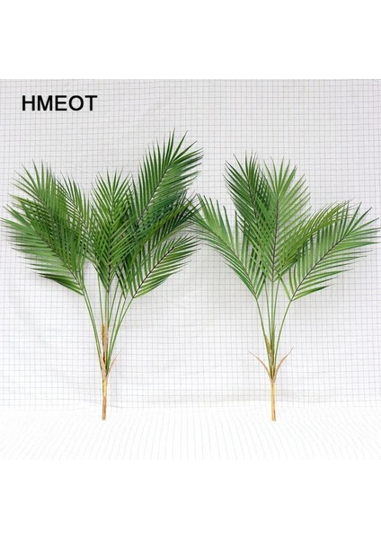 7 Yaprak 60 cm 88 cm Yapay Ağaç Bitkiler Palmiye Yaprakları Plastik Şube Tropikal Sahte Kapalı Plastik Bitkiler Ağaç Ev Bahçe Dekor Aksesuarları (Yurt Dışından)