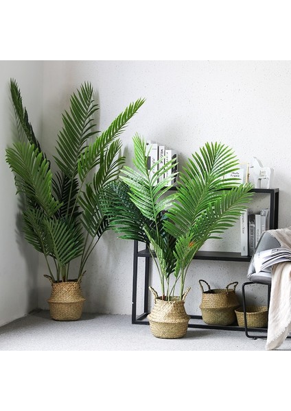 7 Yaprak 60 cm 88 cm Yapay Ağaç Bitkiler Palmiye Yaprakları Plastik Şube Tropikal Sahte Kapalı Plastik Bitkiler Ağaç Ev Bahçe Dekor Aksesuarları (Yurt Dışından) fırsatları
