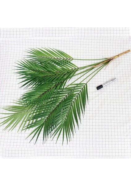 7 Yaprak 60 cm 88 cm Yapay Ağaç Bitkiler Palmiye Yaprakları Plastik Şube Tropikal Sahte Kapalı Plastik Bitkiler Ağaç Ev Bahçe Dekor Aksesuarları (Yurt Dışından) indirimleri
