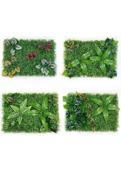 14 Yapay Bitki Duvar Çim 40X60CM Plastik Suni Çim Ev Bahçe Mağaza Alışveriş Merkezi Ev Dekorasyonu Yeşil Halı Çim (Yurt Dışından)