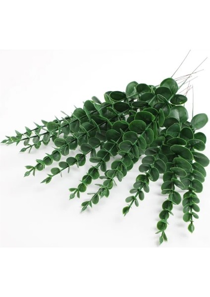 Koyu Yeşil 38 cm 6 Adet 6/12/24 Adet Okaliptüs Kaynaklanıyor Yapay Bitkiler Okaliptüs Bitkiler Noel Ev Dekor Için Sahte Çiçekler Bahçe Çelenkler Dekorasyon (Yurt Dışından)