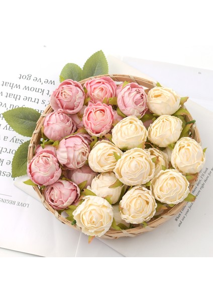 Bej Pembe 30 Adet 3-4 cm Yeni Stil Yağ Gül Tomurcuk Yapay Ipek Çiçek Kafaları Düğün Dekorasyon Dıy Manuel Çelenk Küçük Zanaat Sahte Çiçek (Yurt Dışından) fırsatları