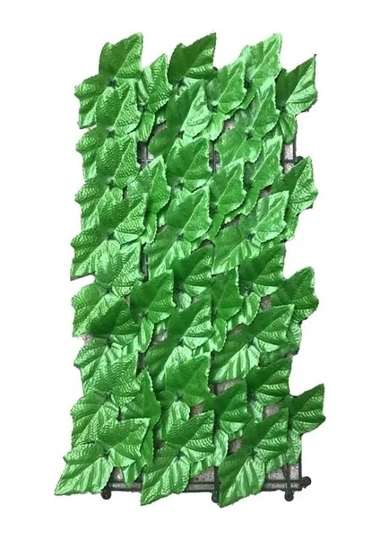 Üzüm Yaprağı 100X50 cm Bahçe Tesisi Çit Yapay Sahte Yeşil Yaprak Gizlilik Ekran Panelleri Rattan Açık Çit Bahçe Ev Decora Vines (Yurt Dışından)