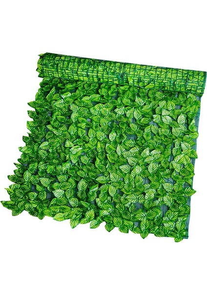 Üzüm Yaprağı 100X50 cm Bahçe Tesisi Çit Yapay Sahte Yeşil Yaprak Gizlilik Ekran Panelleri Rattan Açık Çit Bahçe Ev Decora Vines (Yurt Dışından)