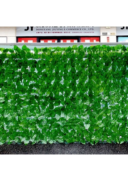 Üzüm Yaprağı 100X50 cm Bahçe Tesisi Çit Yapay Sahte Yeşil Yaprak Gizlilik Ekran Panelleri Rattan Açık Çit Bahçe Ev Decora Vines (Yurt Dışından)