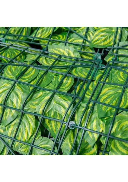Üzüm Yaprağı 100X50 cm Bahçe Tesisi Çit Yapay Sahte Yeşil Yaprak Gizlilik Ekran Panelleri Rattan Açık Çit Bahçe Ev Decora Vines (Yurt Dışından)