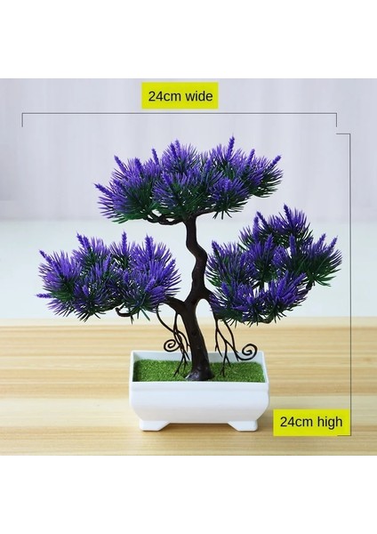 Shengdanshu Sarı Yapay Bitkiler Dıy Basit Bonsai Küçük Ağaç Sahte Bitkiler Sahte Çiçekler Saksı Süsler Banyo Ev Dekor Otel Bahçe Dekor (Yurt Dışından) indirimleri