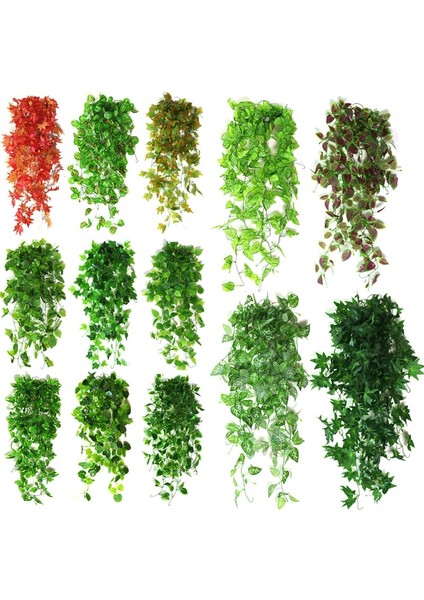 HQ-248-105CM-6 Yapay Bitkiler Asılı 105 Cm/41.5in Lvy Vine Panrt Duvar Ev Odası Veranda Kapalı Açık Düğün Ziyafet Dekorasyon Için Yapraklar (Yurt Dışından) fiyatları