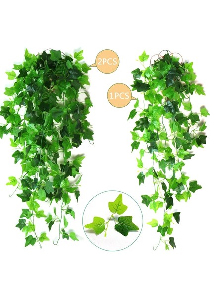 HQ-248-105CM-6 Yapay Bitkiler Asılı 105 Cm/41.5in Lvy Vine Panrt Duvar Ev Odası Veranda Kapalı Açık Düğün Ziyafet Dekorasyon Için Yapraklar (Yurt Dışından) fırsatları