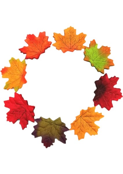 Karışık Renkli 100 Adet 100 Adet 8 cm Yapay Ipek Akçaağaç Yaprakları Sahte Sonbahar Yaprakları Diy El Yapımı Scrapbooking Çelenk Cadılar Bayramı Partisi Dekorasyon Düğün (Yurt Dışından) indirimleri