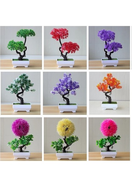 Changchunshu Menekşe Yeni 1 Adet Büyüleyici Yapay Bitki Bonsai Simülasyon Küçük Ağaç Pot Bitki Saksı Parti Düğün Dekor Dıy Ev Gereçleri Sahte Bitki (Yurt Dışından)