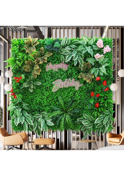 DIY-CP-016 Yapay Bitkiler Çim Duvar Paneli Şimşir Çit 16X24IN Sahte Okaliptüs Yeşillik Zemin Açık Kapalı Bahçe Için Uygun (Yurt Dışından) indirimleri