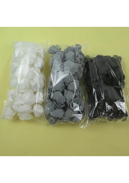 Whitegrayblack 50 Adet 50/100/150/200 3.5 cm Köpük Gül Pe Çiçek Kafa Yapay Çiçekler Dıy Güller Ayı Doğum Günü Hediyesi Düğün Noel Ev Dekorasyonu (Yurt Dışından)