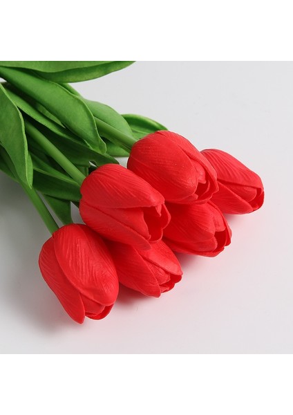 Açık Pembe 10 Adet Renkli Lale Yapay Çiçek Plastik Yeşil Bitki Buket Ev Düğün Dekorasyon Için Gerçekçi Şekil (Yurt Dışından) indirimleri