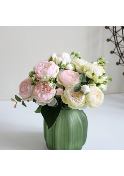 Mavi 4 30 cm Şakayık Yapay Çiçekler Ev Düğün Dekoratif Sahte Bitki Dekorasyon Aksesuarları Için (Yurt Dışından) indirimleri