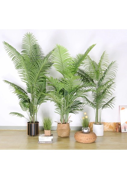 D1 Plastik Yapay Palmiye Yaprağı Bitkiler Yeşil Çöl Yaz Dekorasyon Tropikal Sahte Bitki Bahçe Ev Orman Parti Dekor Düğün (Yurt Dışından) fiyatları