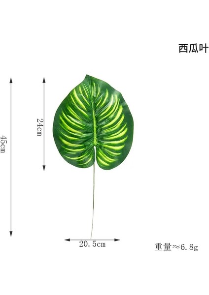 Xi Gua Ye Yapay Tropikal Monstera Kwai Palmiye Ağacı Yaprakları Ev Bahçe Dekorasyonu Sahte Bitkiler Fotoğraf Arka Plan Plante Artificielle (Yurt Dışından) fiyatları