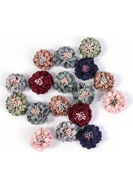 08A HF6500 10 Adet 10/50 Adet 3 cm Ipek Gül Çiçek Kafa Yapay Çiçek Düğün Parti Ev Dekor Dıy Çelenk Karalama Defteri Hediye Kutusu Zanaat Sahte Çiçekler (Yurt Dışından)