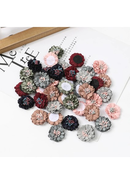 08A HF6500 10 Adet 10/50 Adet 3 cm Ipek Gül Çiçek Kafa Yapay Çiçek Düğün Parti Ev Dekor Dıy Çelenk Karalama Defteri Hediye Kutusu Zanaat Sahte Çiçekler (Yurt Dışından) fiyatları