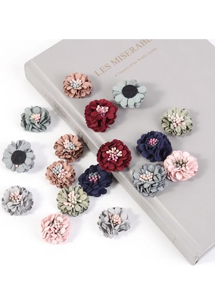 08A HF6500 10 Adet 10/50 Adet 3 cm Ipek Gül Çiçek Kafa Yapay Çiçek Düğün Parti Ev Dekor Dıy Çelenk Karalama Defteri Hediye Kutusu Zanaat Sahte Çiçekler (Yurt Dışından) modelleri