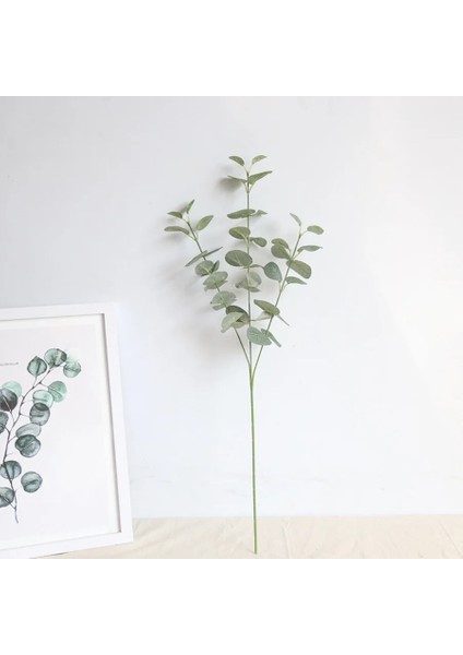 Yeşil Yapay Yapraklar Şube Retro Yeşil Ipek Okaliptüs Yaprağı Ev Dekor Için Düğün Bitkileri Sahte Kumaş Yeşillik Odası Dekorasyon 68 cm (Yurt Dışından) fırsatları
