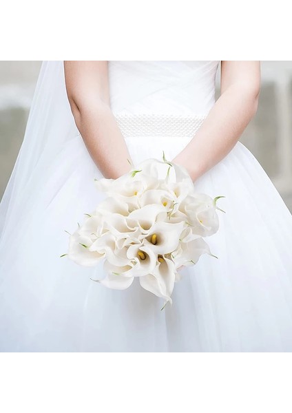 Mavi 20 Adet 5/10/15/20 Adet Gerçek Dokunmatik Calla Lily Yapay Çiçekler Calla Lily Buket Düğün Buket Gelin Ev Çiçek Dekorasyon (Yurt Dışından) indirimleri