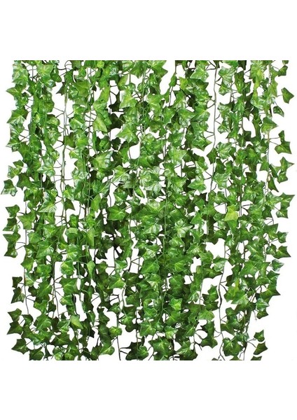 2.2 M Sarmaşık 1 Adet 1 Adet Yapay Sarmaşık Çelenk Palnts 2.2 M Sahte Asma Dış Mekan Için Uv Dayanıklı Yeşil Yaprak Bitki Asılı Dekorasyon Ev Dekor (Yurt Dışından)