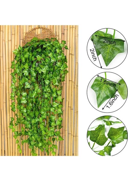 2.2 M Sarmaşık 1 Adet 1 Adet Yapay Sarmaşık Çelenk Palnts 2.2 M Sahte Asma Dış Mekan Için Uv Dayanıklı Yeşil Yaprak Bitki Asılı Dekorasyon Ev Dekor (Yurt Dışından) modelleri