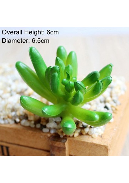 Yeşil Luxinpeihua Yeşil Yapay Succulents Bitkiler Ev Bahçe Yatak Odası Balkon Masaüstü Masa Mini Bonsai Düğün Parti Dekorasyon Sahte Bitkiler (Yurt Dışından)
