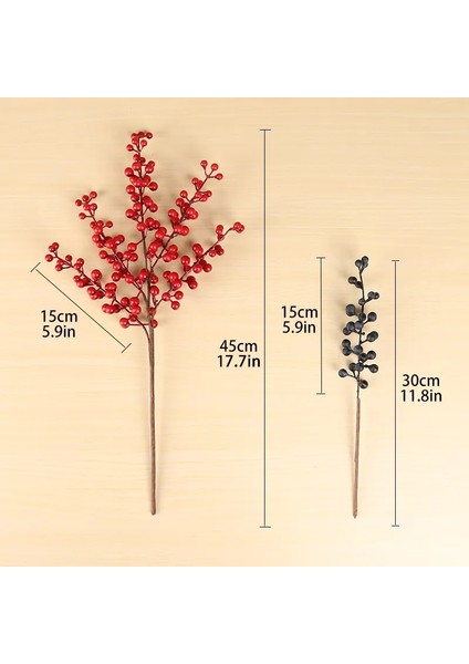 C-Green-1pc Köpük Yapay Berry Şube Çiçek Sahte Siyah Meyve Düğün Ev Masa Parti Dekor Noel Yeni Yıl Dıy Buket Aksesuarları (Yurt Dışından) indirimleri