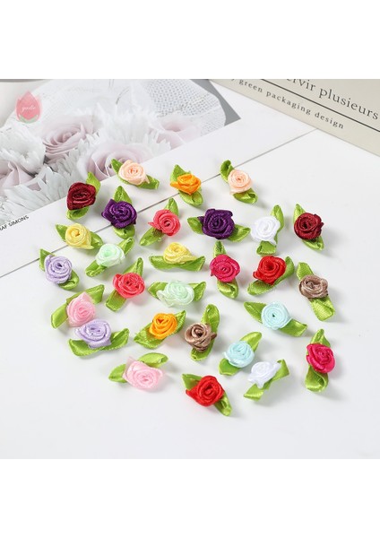 13 50 Adet 50 Adet/grup 2cm Ipek Yay-Düğüm Mini Rozet Ev Düğün Parti Için Şerit Kek Papyon Dekorasyon Scrapbooking Dıy El Sanatları Malzemeleri (Yurt Dışından) fırsatları