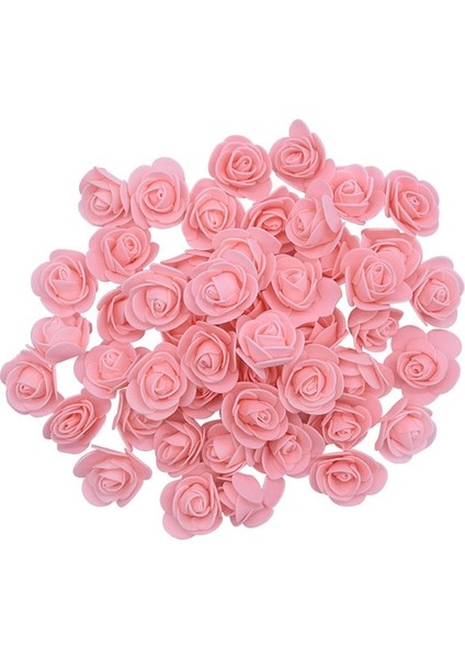 F05 Şeftali 100 Adet 50-200 Adet 3 cm Pe Köpük Gül Yapay Çiçek Başları Dıy Oyuncak Ayı Güller Scrapbooking Çelenk Aksesuarları Düğün Parti Dekoru (Yurt Dışından)