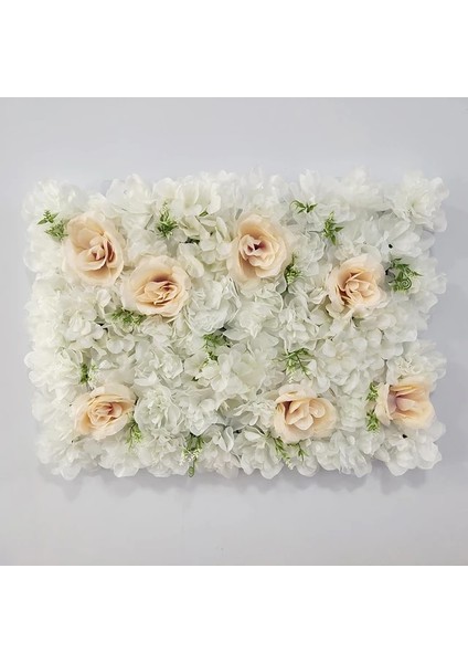G1 40X60 cm Yüksek Kaliteli Gül Yapay Çiçek Duvar Paneli Dekor Zemin Düğün Parti Olay Doğum Günü Mağaza Sahne Çiçek Duvar Özelleştirilmiş (Yurt Dışından)