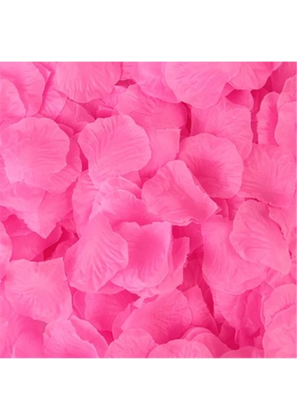 Koyu Pembe 100 Adet 100/500 Adet Yapay Gül Yaprakları Renkli Romantik Evlilik Yıldönümü Ipek Gül Çiçek Düğün Dekorasyon Için Güller Malzemeleri (Yurt Dışından)