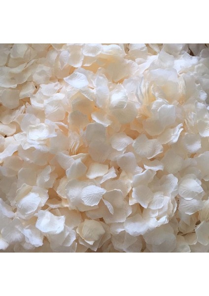Şampanya 100 Adet Yapay Gül Yaprakları Düğün Aksesuarları Düğün Parti Dekorasyon Çiçek Yaprağı Simülasyon Ipek Kumaş Gül Yaprakları 5*5 cm 50% (Yurt Dışından)