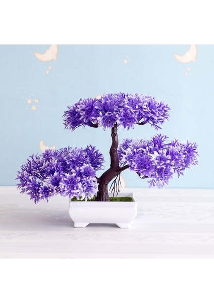 14 Yenı Yapay Bitkiler Bonsai Küçük Ağaç Saksı Bitkileri Ev Dekorasyon Otel Bahçe Dekor Için Sahte Çiçekler Saksı Süsler (Yurt Dışından)