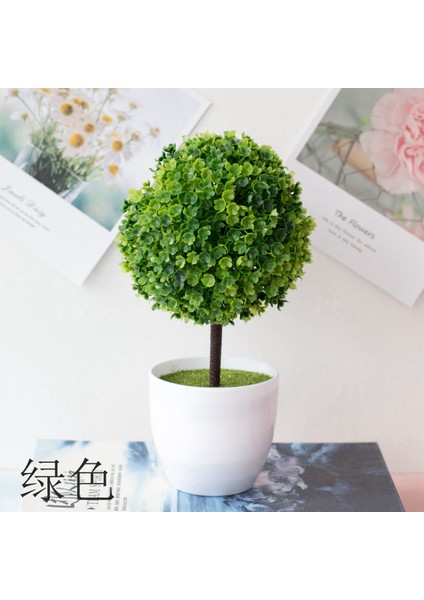51 Sümbül Sarı Kiraz Kartopu Simülasyon Bitki Saksı Çim Topu Bonsai Küçük Ağaç Ev Dekorasyon Çiçek Süsler Yaratıcı Mini Top (Yurt Dışından) indirimleri