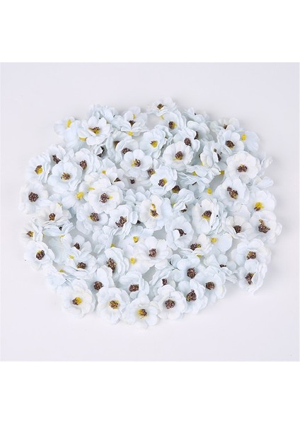 Açık Mavi Çiçek 30 Adet 30 Adet 3 cm Mini Papatya Dekoratif Çiçek Yapay Ipek Çiçekler Parti Düğün Süslemeleri Ev Duvar Dekoru Dıy Dikiş Aksesuarları (Yurt Dışından)