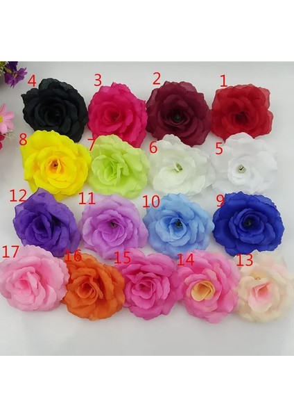 Bej 8 cm 10 Adet 8 cm Turuncu Beyaz Yapay Gül Ipek Çiçek Başları Dıy Düğün Ev Dekorasyon Şenlikli Parti Malzemeleri Kumaş Çiçekler (Yurt Dışından) fiyatları