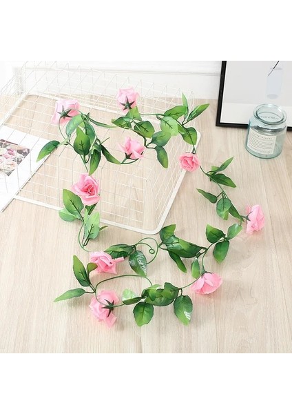 Uzunluk 230 cm 7 Ft 2 M Çiçek Dize Yapay Wisteria Vine Garland Bitkiler Yeşillik Açık Ev Firar Çiçek Sahte Çiçek Asılı Duvar Dekor (Yurt Dışından)