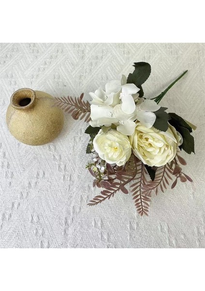 Stil 2 Sonbahar Yapay Çiçek Ipek Şakayık Büyük Gül Buketi Sahte Çiçek Düğün Masa Hediye Için Noel Partisi Kek Boho Ev Dıy Dekor (Yurt Dışından) fırsatları