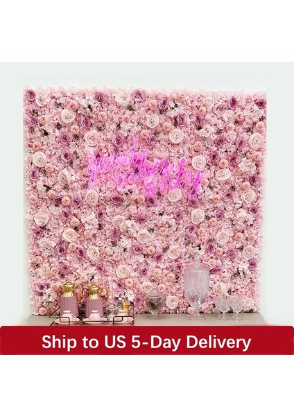 Mor Pembe Ipek Gül Çiçekler 3D Zemin Duvar Düğün Dekorasyon Yapay Çiçek Duvar Paneli Ev Dekor Arka Planında Bebek Duş (Yurt Dışından) fiyatları