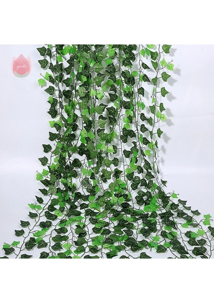 1.8 M Begonia 1 Adet 230 cm Yeşil Asma Ipek Yapay Sarmaşık Asılı Yaprak Çelenk Bitki Sarmaşık Yaprak Ev Dekor Düğün Banyo Bahçe Dekorasyon (Yurt Dışından)